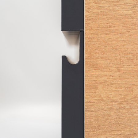 Leziter Vario Pull 60 dulap de bază cu chiuvetă stejar-antracite [6]