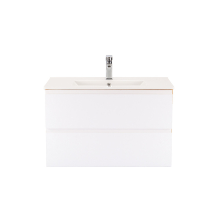 Leziter Vario Pull 80 dulap de bază cu chiuvetă stejar-alb [3]