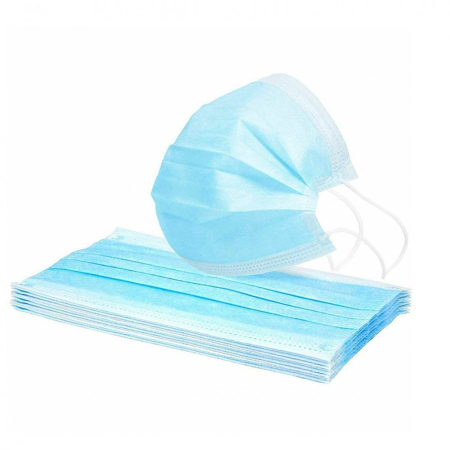 Produse temporar indisponibile - Leziter Mască bucală medicală de unică folosință cu trei straturi