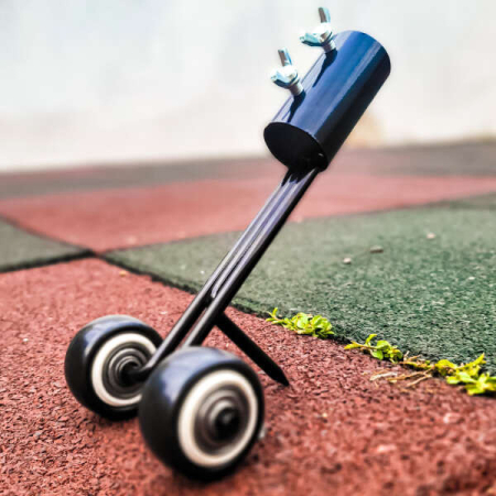 Produse temporar indisponibile - Leziter Mașină de curățat piatră pătrată Groover cu roți