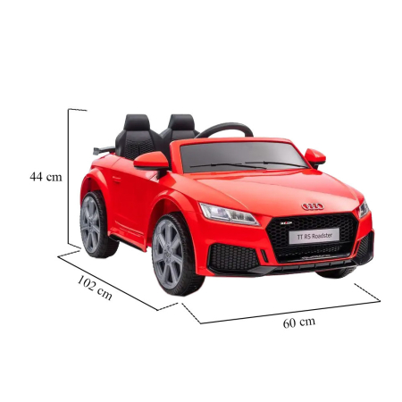Leziter Mașină electrică Audi TT roșie [2]