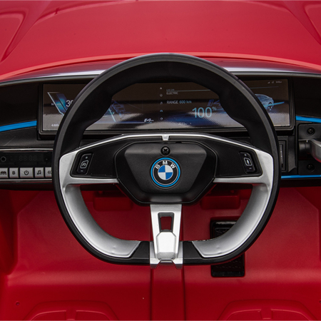 Leziter Mașină electrică BMW i4 decapotabilă roșie [5]