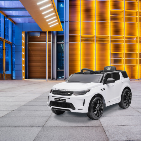 Leziter Mașină electrică Land Rover albă [1]