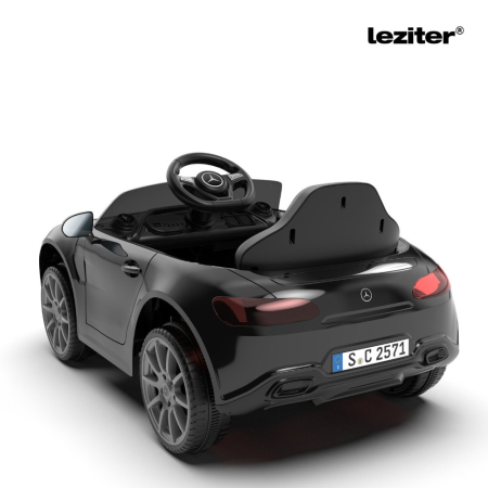 Leziter Mașină electrică Mercedes Benz CLS 350 neagră [5]