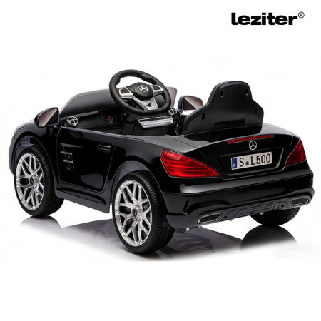 Leziter Mașină electrică Mercedes Benz SL 500 negru [6]