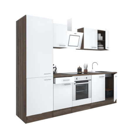 Mobilier bucătărie - Leziter Mobilă de bucătărie Yorki 270 cu cuptor inferior și rafturi