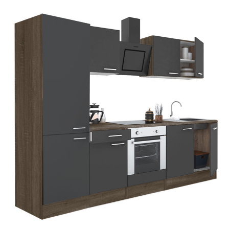 Bucătărie - Leziter Mobilă de bucătărie Yorki 270 cu cuptor inferior și rafturi