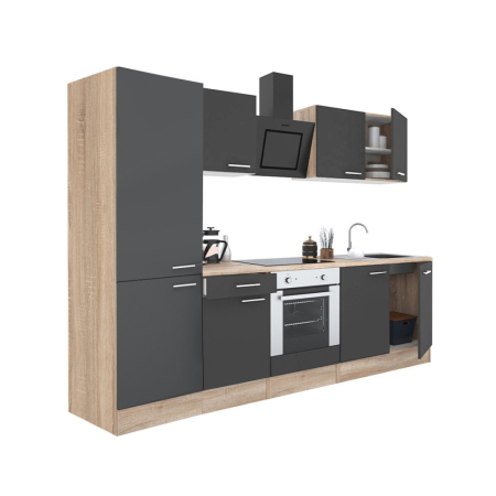 Bucătărie - Leziter Mobilă de bucătărie Yorki 270 cu cuptor inferior și rafturi