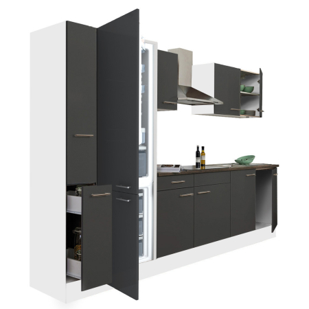 Bucătărie - Leziter Mobilă de bucătărie Yorki 300 cu congelator inferior și frigider