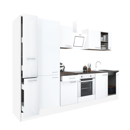 Bucătărie - Leziter Mobilă de bucătărie Yorki 300 cu cuptor inferior și rafturi