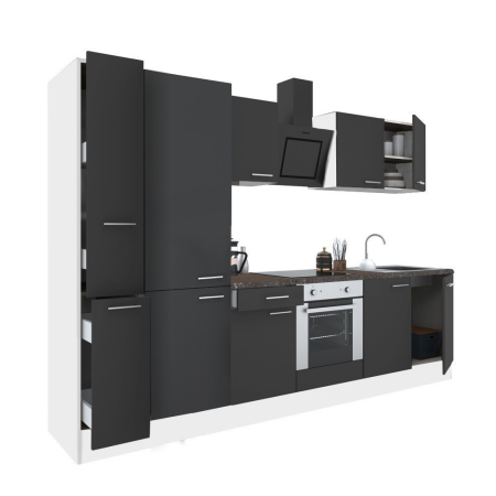 Bucătărie - Leziter Mobilă de bucătărie Yorki 300 cu cuptor inferior și rafturi