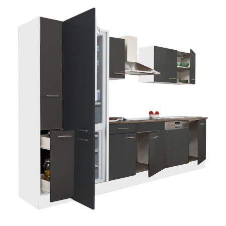 Leziter Mobilă de bucătărie Yorki 310 cu congelator inferior și frigider [0]