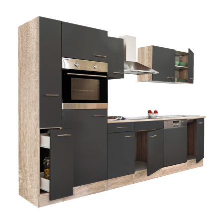 Leziter Mobilă de bucătărie Yorki 310 cu cuptor și cuptor cu microunde [1]