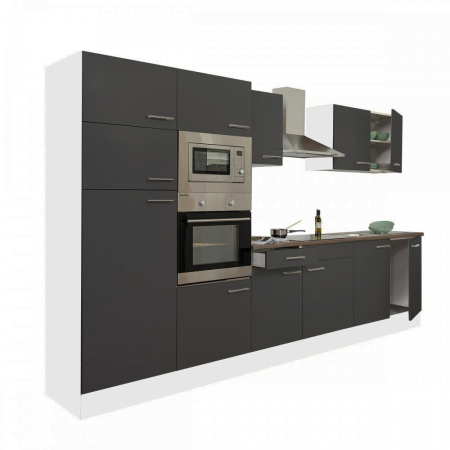 Mobilier bucătărie - Leziter Mobilă de bucătărie Yorki 330 cu frigider cu congelator superior