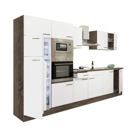 Mobilier bucătărie - Leziter Mobilă de bucătărie Yorki 330 cu frigider cu congelator superior