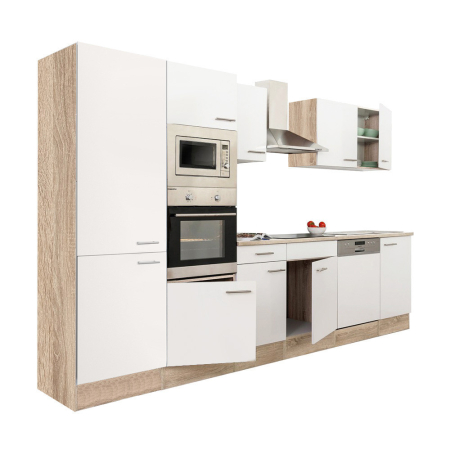 Mobilier bucătărie - Leziter Mobilă de bucătărie Yorki 340 cu cuptor și cuptor cu microunde
