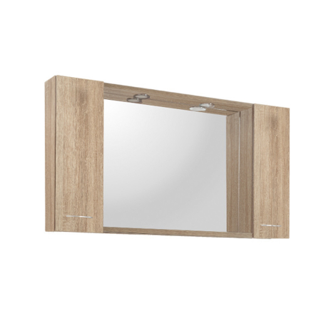 Produse temporar indisponibile - Leziter Mobilier de baie Ruben 105, mobilier suspendat, stejar Sonoma