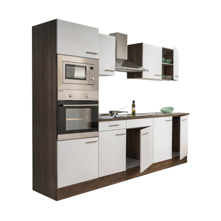 Mobilier bucătărie - Leziter Mobilier de bucătărie Yorki 270 cu cuptor și cuptor cu microunde