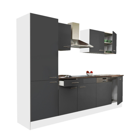 Bucătărie - Leziter Mobilier de bucătărie Yorki 280 cu rafturi