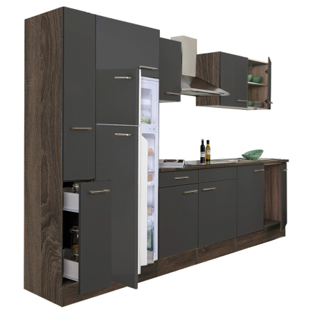 Bucătărie - Leziter Mobilier de bucătărie Yorki 300 cu frigider cu congelator superior