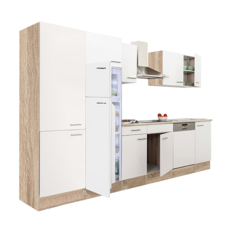 Mobilier bucătărie - Leziter Mobilier de bucătărie Yorki 340 cu frigider cu congelator superior