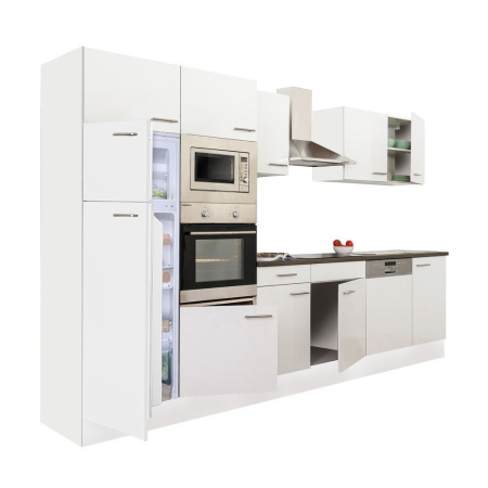 Mobilier bucătărie - Leziter Mobilier de bucătărie Yorki 340 cu frigider cu congelator superior