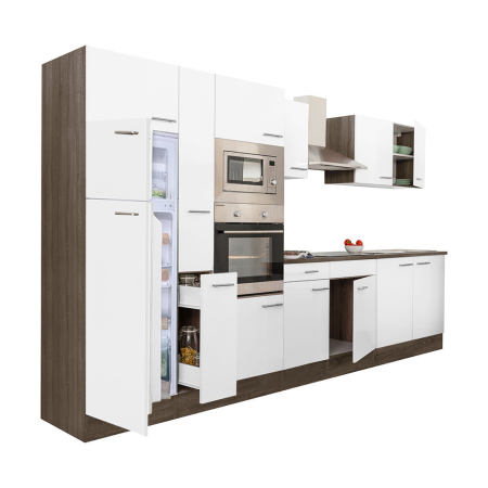 Mobilier bucătărie - Leziter Mobilier de bucătărie Yorki 360 cu frigider cu congelator superior