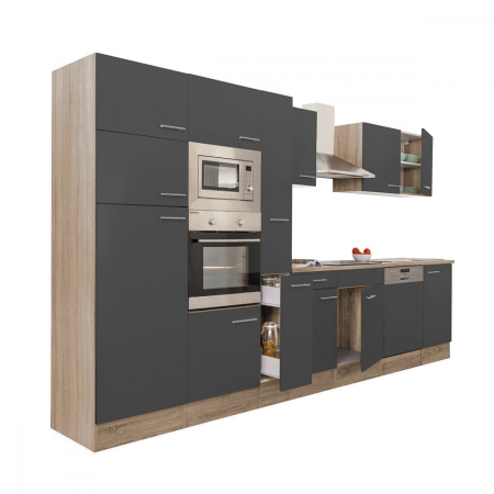 Leziter Mobilier de bucătărie Yorki 370 cu frigider cu congelator superior [2]