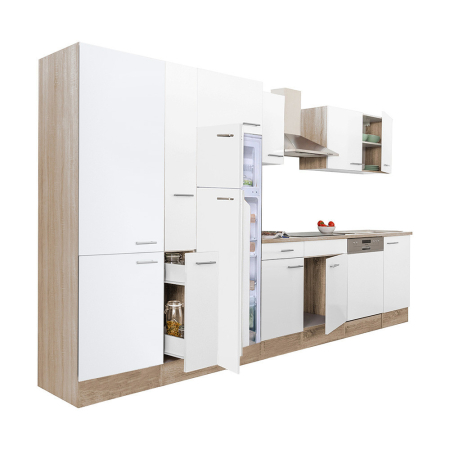 Mobilier bucătărie - Leziter Mobilier de bucătărie Yorki 370 cu frigider cu congelator superior