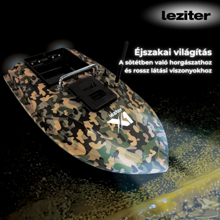 Leziter Momeală barcă X1 model de camuflaj cu ejecție spate închis [7]