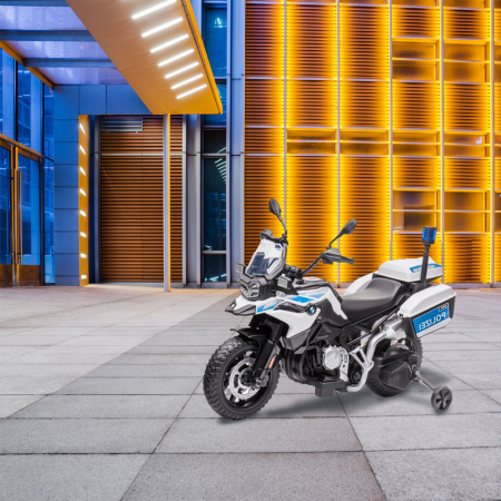 Leziter Motocicletă electrică de poliție BMW albastră [1]