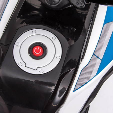 Leziter Motocicletă electrică de poliție BMW albastră [9]