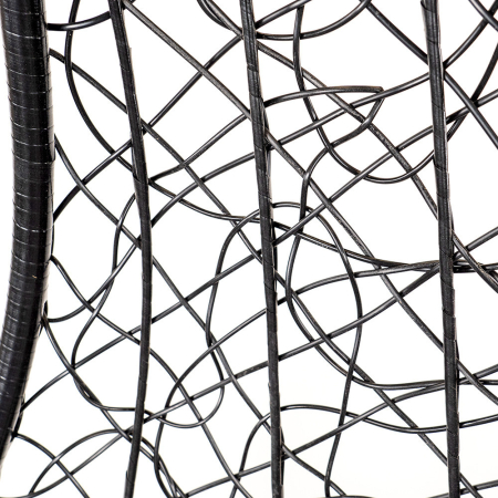 Leziter Natal grădină hamac scaun negru și alb [5]