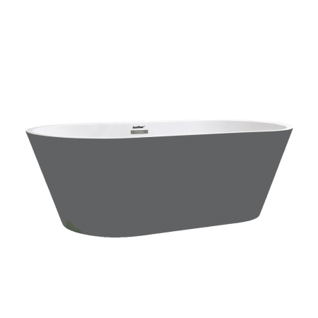 Produse temporar indisponibile - Leziter Noa baie liberă 170x75x56 cm gri