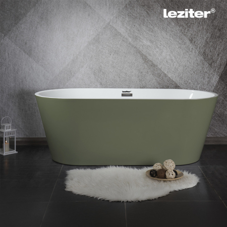 Leziter Noa baie liberă 170x75x56 cm verde măslin [5]