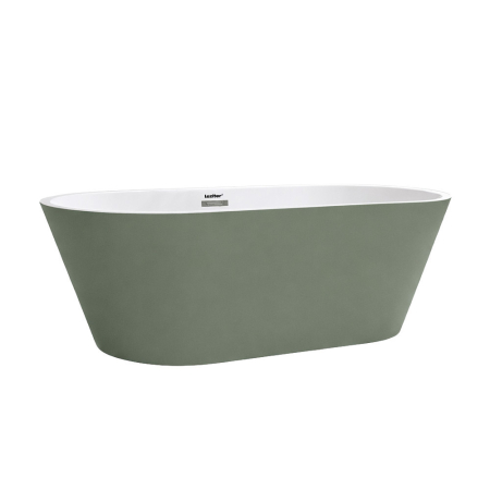 Produse temporar indisponibile - Leziter Noa baie liberă 170x75x56 cm verde măslin