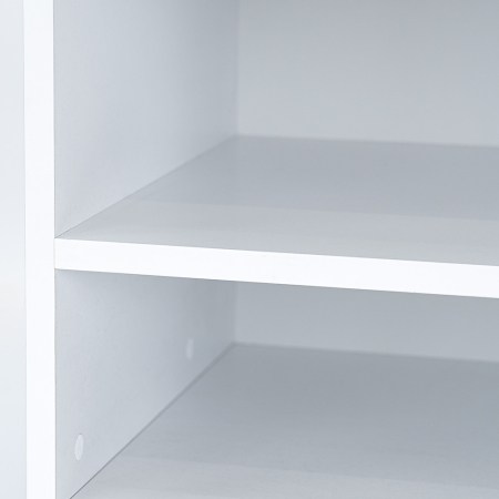 Leziter Miami noptieră deschisă 40x40 cm alb-alb [4]