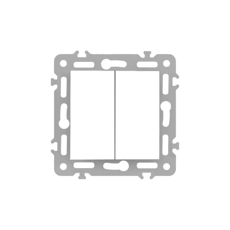 Întrerupător de alimentare - Leziter Nova candelabru comutator fără cadru 105 alb