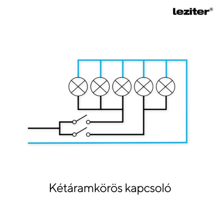 Leziter Nova candelabru comutator fără cadru 105 alb [2]