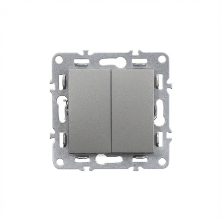 Produse temporar indisponibile - Leziter Nova comutator candelabru fără cadru 105 gri