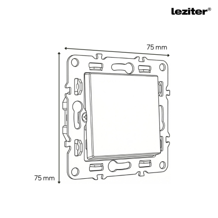 Leziter Nova comutator transversal 107 gri [1]