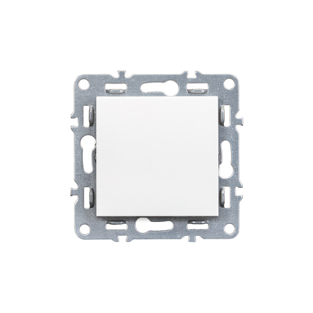 Întrerupător, priză, ieșire - Leziter Nova întrerupător unipolar cu un singur circuit fără cadru 101 alb