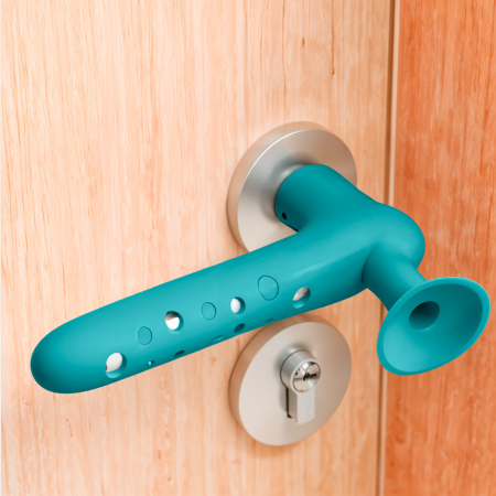 Leziter Opritor de ușă pentru mâner albastru [2]