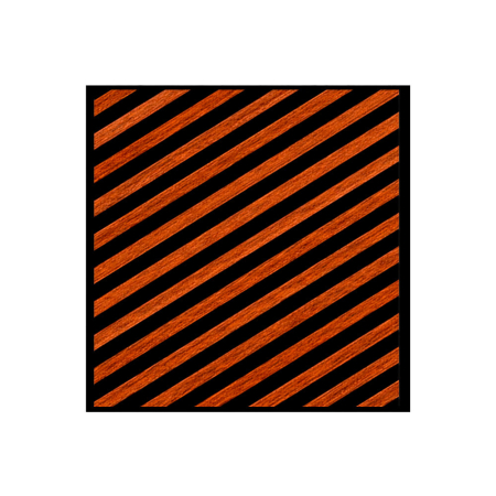 Produse temporar indisponibile - Leziter Panou acustic de perete Deco III cu aspect de nuc, 60x60x1,8 cm