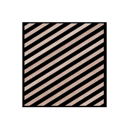 Produse temporar indisponibile - Leziter Panou acustic de perete Deco III cu aspect de stejar tratat cu ulei, 60x60x1,8 cm