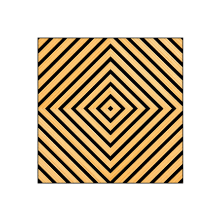 Produse temporar indisponibile - Leziter Panou acustic de perete Deco XI cu aspect de bambus, 60x60x1,8 cm