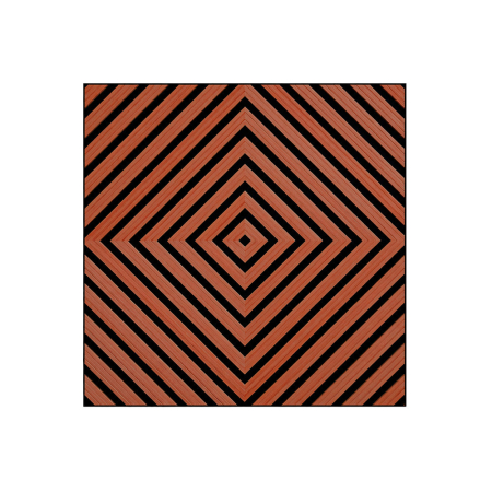 Produse temporar indisponibile - Leziter Panou acustic de perete Deco XI cu aspect de nuc, 60x60x1,8 cm