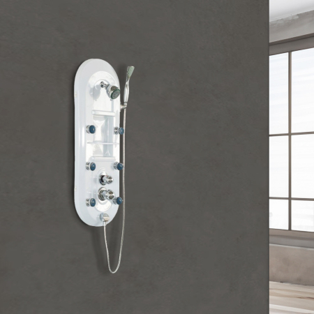 Leziter Panou de duș cu hidromasaj acrilic Grummy [1]