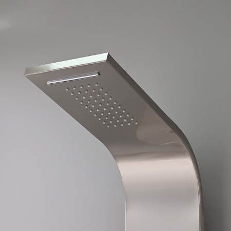 Leziter Panou de duș cu hidromasaj Alegro Silver, oțel inoxidabil [7]