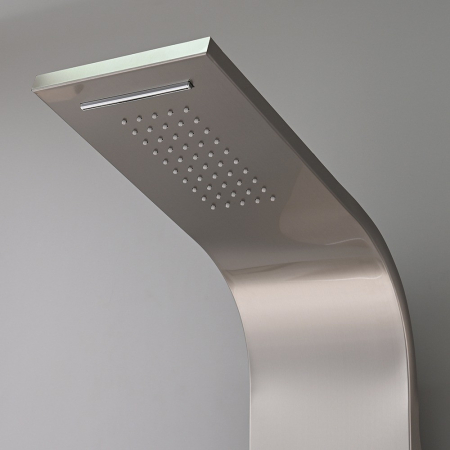 Leziter Panou de duș cu hidromasaj Alegro Silver, oțel inoxidabil [6]